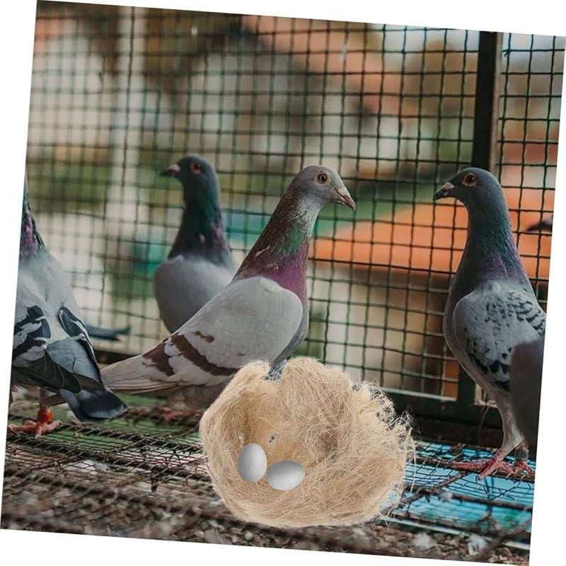 حشو عش الطيور الطبيعي من الجوت لمواد الفراش لببغاء الطائر الطنان والطيور البرية - Image 4